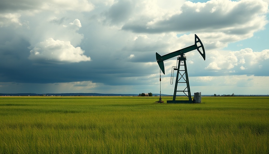 Impact of oil prices and trade talks on rural oil pumpjack