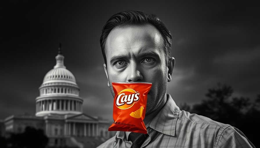 Robert F Kennedy Jr challenging Big Food with soda and chips imagery.
