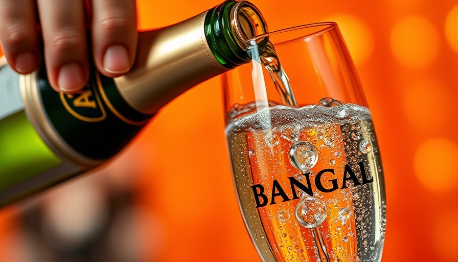 Sparkling wine poured at Bay Area June events festival.