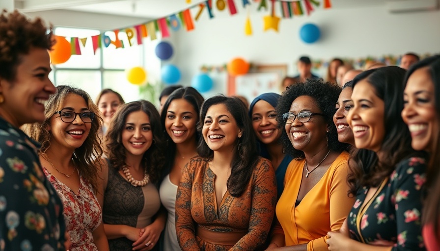 Diverse group of women at Marin community event 2025, smiling.
