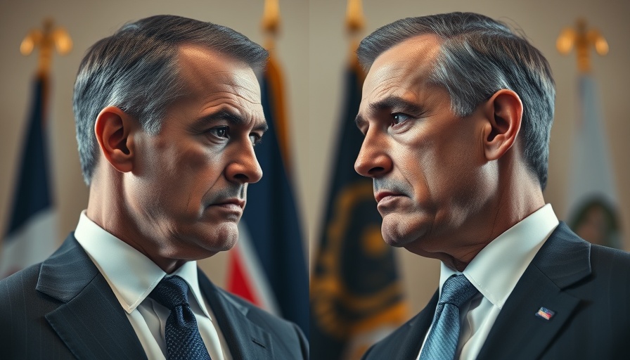 Two men in a tense discussion, reflecting Trump criticism of Putin.