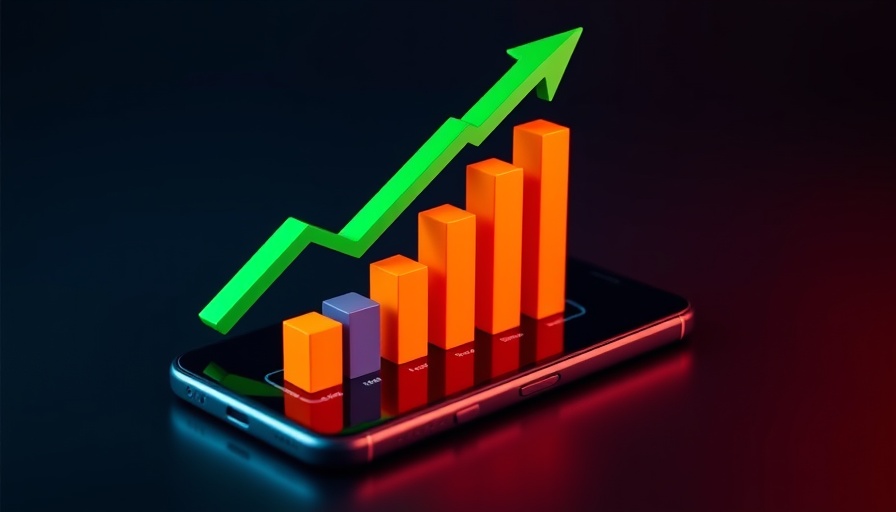 Financial analysis with smartphone and bar charts for Sutro Biopharma SWOT analysis.
