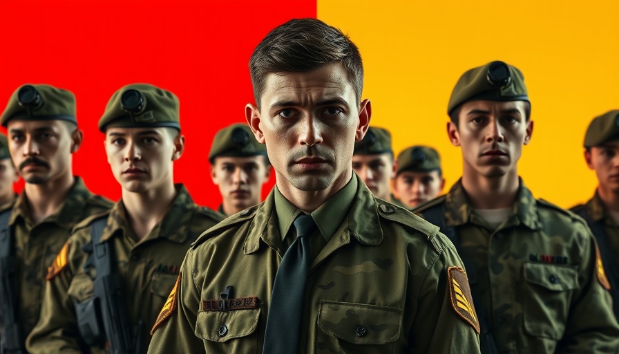 Composite image illustrating Germany military recruitment challenges with soldiers.