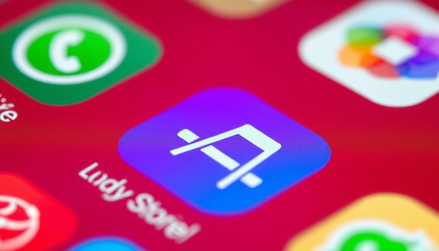 Close-up of App Store icon on a mobile screen for fraud prevention in mobile apps.