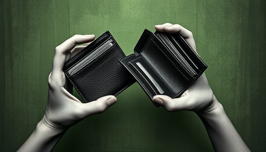 Hands holding empty wallets symbolizing debt repayment strategies.