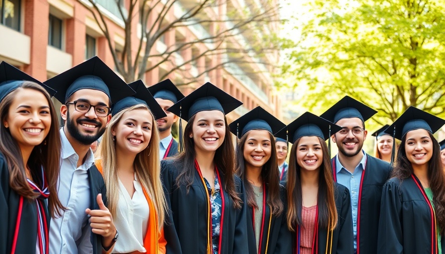 Gen Z graduates celebrating career milestones.