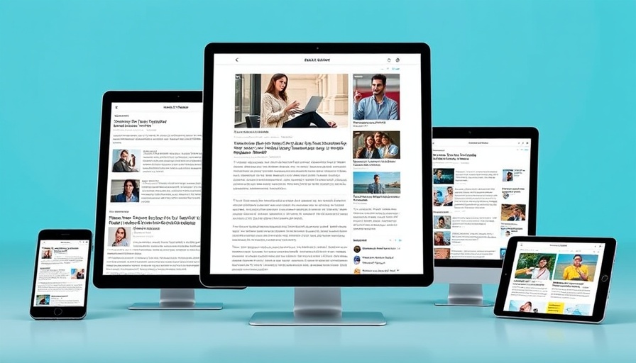 Modern reading apps displaying articles on devices.