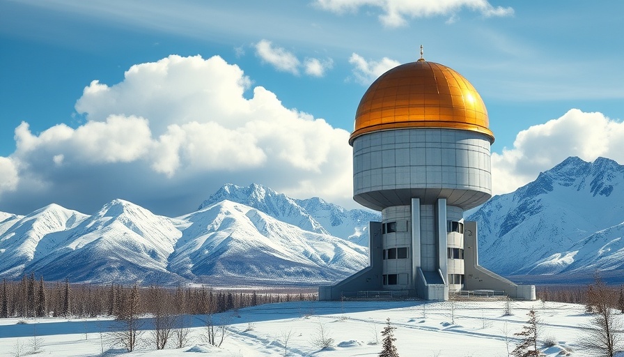 Golden Dome missile defense system against Canadian landscape