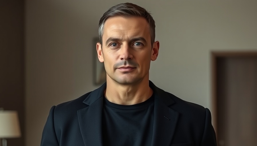 Businessman contemplating SpaceX investment opportunities.