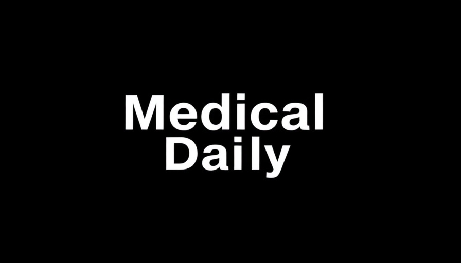 Simple white text 'Medical Daily' on black background.