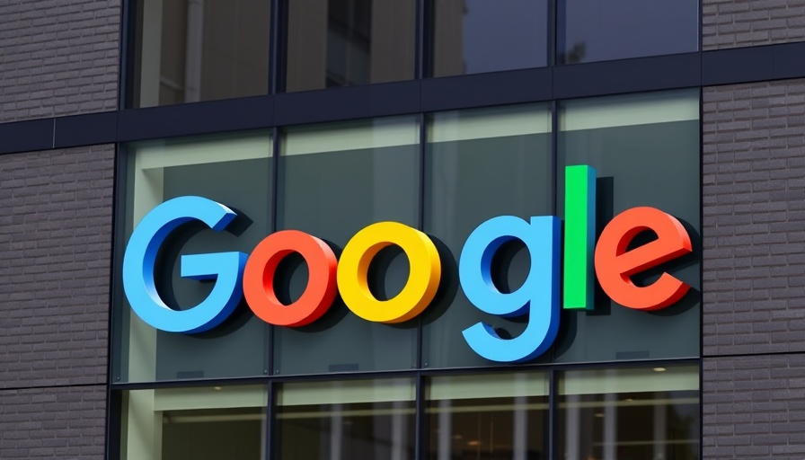 Colorful Google logo on building, symbolizing Google AI Error topic.
