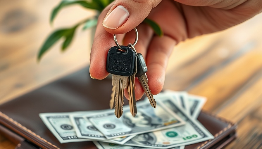 Hand holding keys over wallet, symbolizing lowball offer real estate.