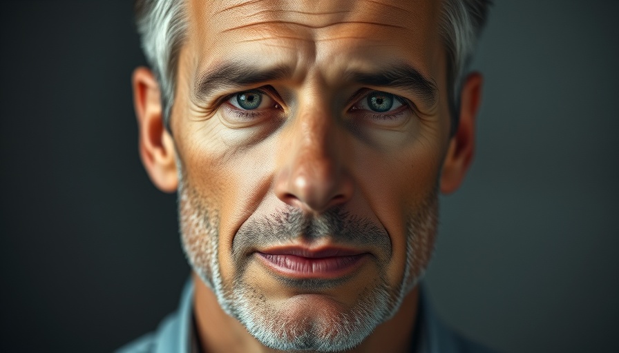 Portrait of a mature man with confident expression, close-up shot.