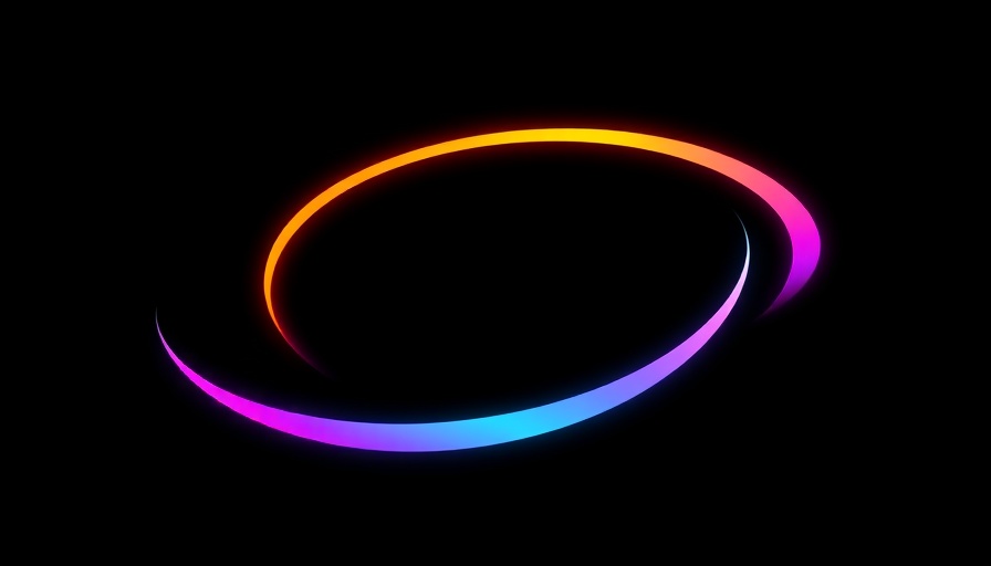 Vibrant logo for Meta Edits video editing app on black background.