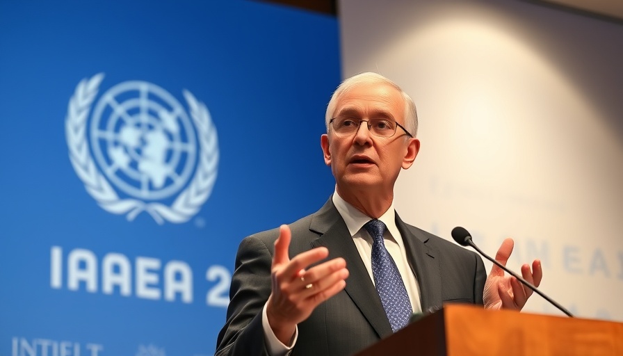 Speaker discusses Iran near weapons-grade uranium at IAEA event.