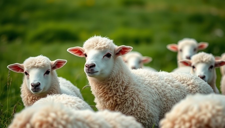 Sheep grazing in pasture related to livestock emissions reporting.
