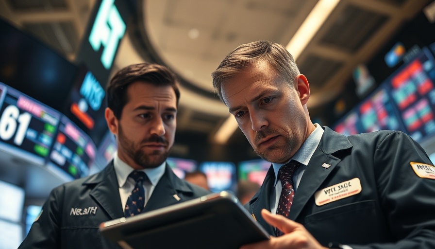 Traders analyze market trends at NYSE as Dow futures dip.