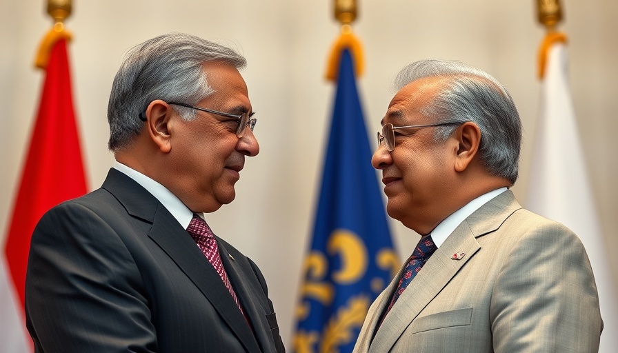 Prominent leaders in diplomatic discussion, Boulder Colorado context not visible.