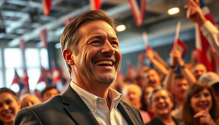 Polish politician celebrating victory with supporters, Poland EU relations impact.