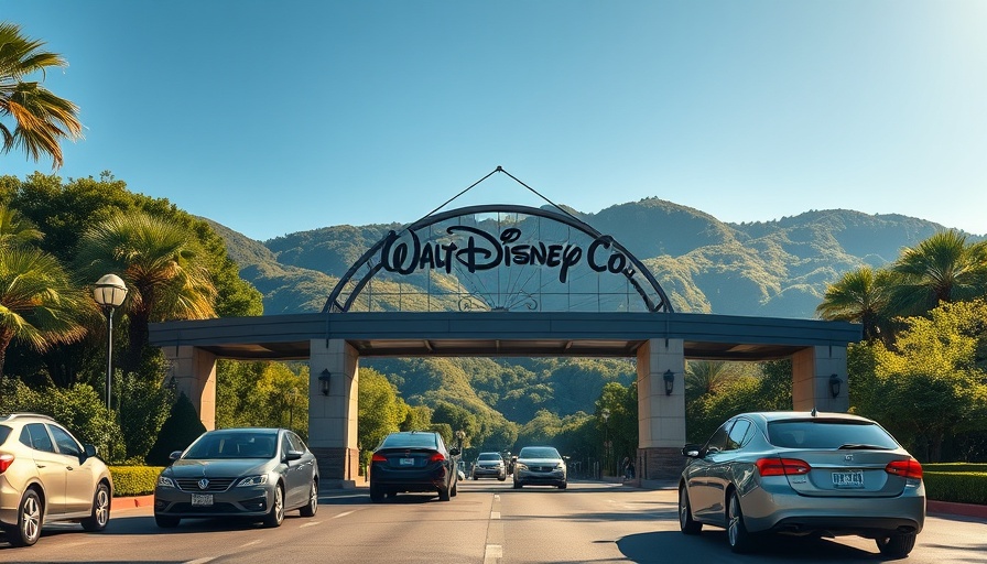 Walt Disney Co entrance amid Disney layoffs in Hollywood landscape.