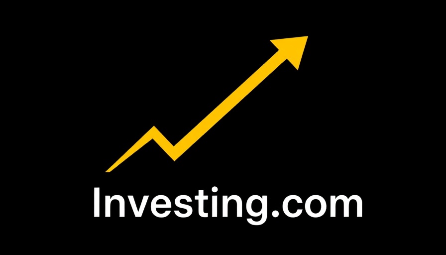 Investing.com logo with upward trend line.