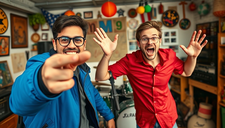 Energetic duo expressing excitement in an eclectic studio for Tune-Yards new album and local shows.