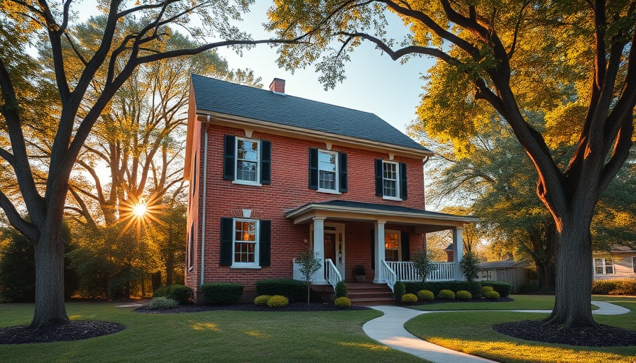 Charming brick house with lush lawn, guide on how to buy a house in 2025.