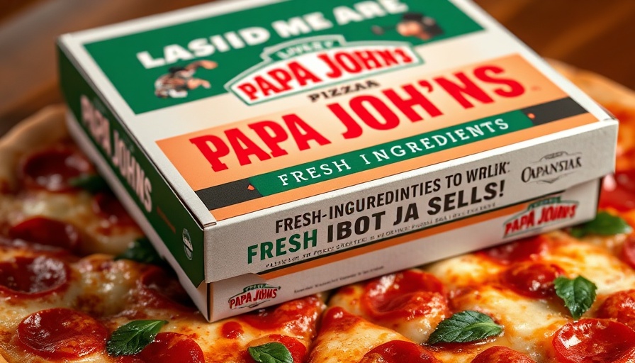 Papa John's pizza box highlighting marketing strategies