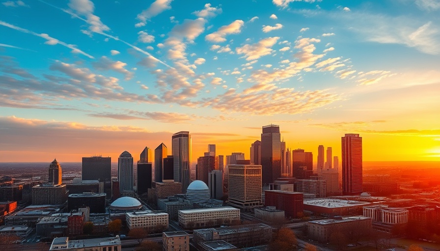 Detroit sunrise skyline vibrant cityscape, summer activities in Detroit MI.