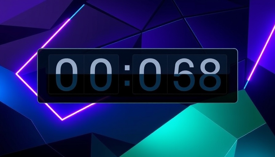 Countdown to tech event indicating 1 day left until TC Sessions AI, showcasing a modern digital design.