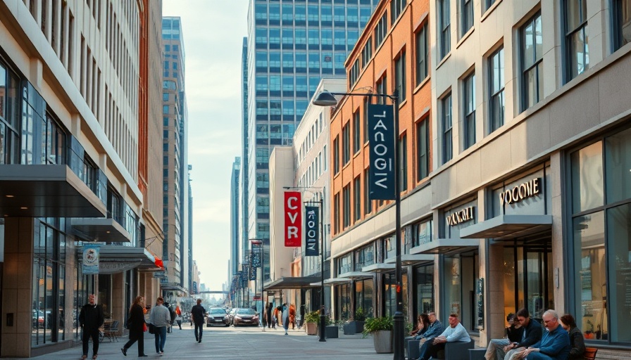 Virginia downtown showing pros and cons of living environment.