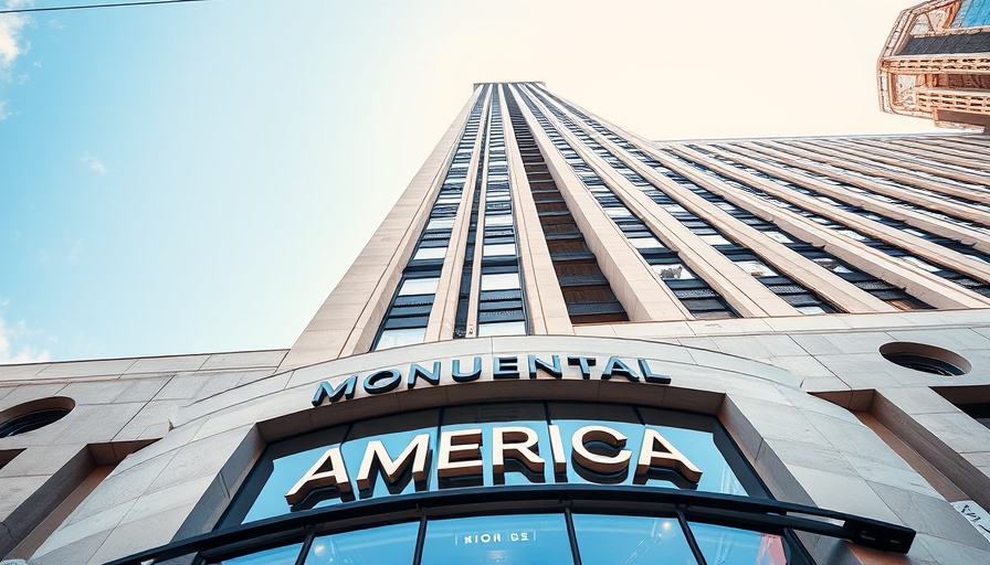 Voice of America building with prominent sign, representing job cuts.