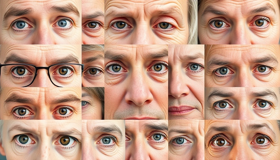 Diverse elderly eyes showcasing thoughtful expressions, detailed close-up.
