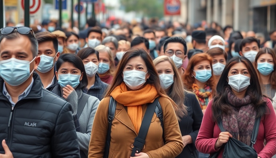 Line of masked individuals, representing WHO pandemic preparedness.