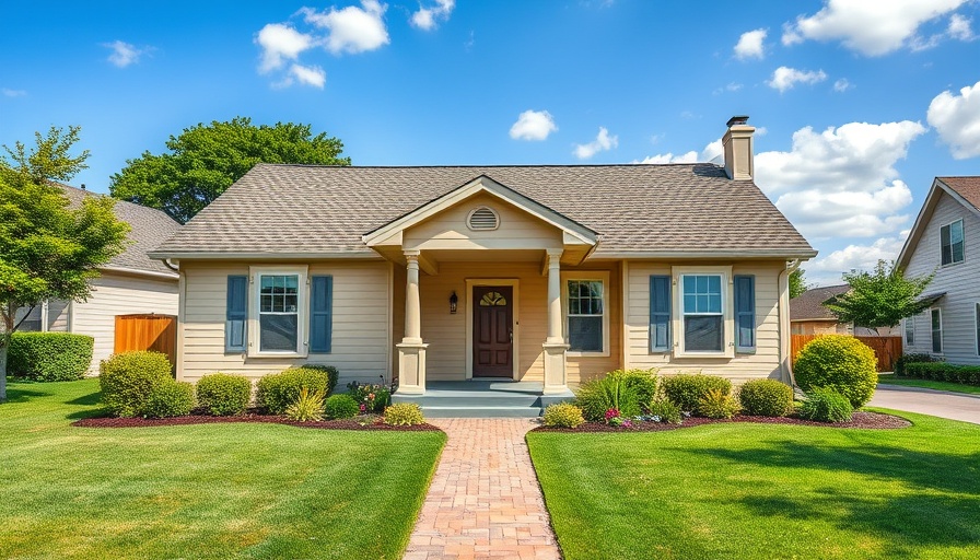Charming beige cottage on how to rent a house successfully.