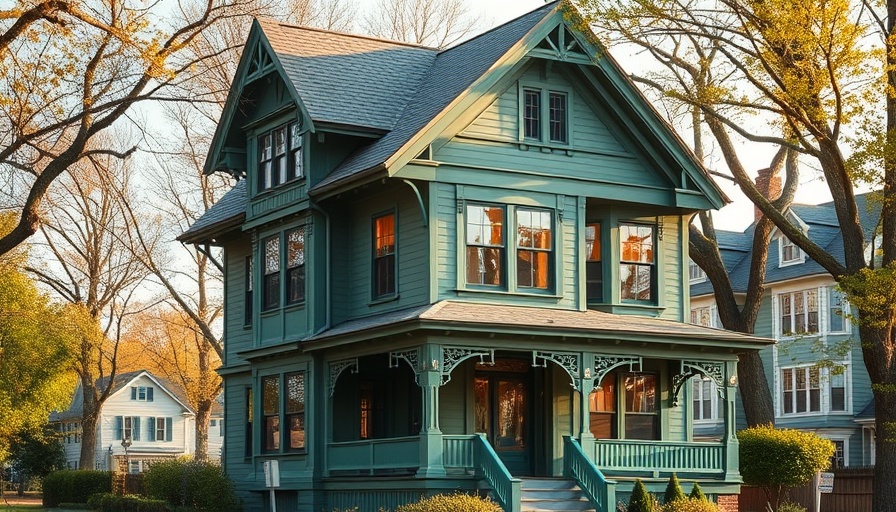 Victorian-style house exterior for renting out your primary residence.