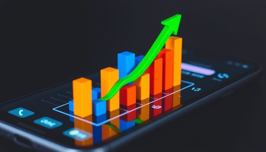 Digital market trends graph highlighting investment strategies.