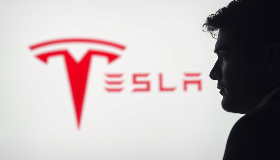 Silhouette of man with Tesla logo reflecting on PayPal director stock sale.