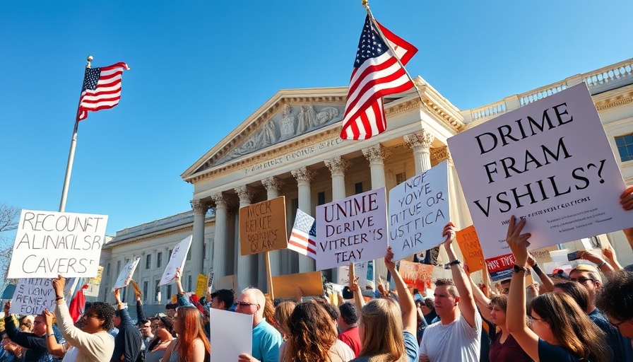 Protesters express opinions on Supreme Court Emergency Docket issue.