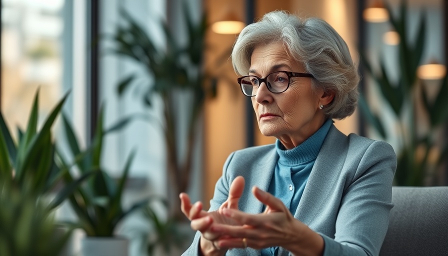 Older woman in credit counseling session, thoughtful expression discussing credit counseling and bankruptcy.