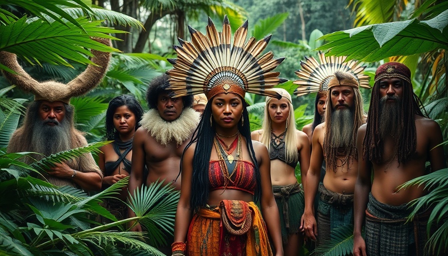 Forest guardians in Amazon rainforest demonstrating community efforts to protect the ecosystem.