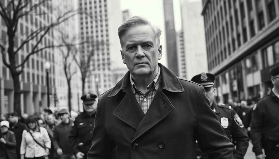 William F Buckley conservatism scene with a man escorted by police