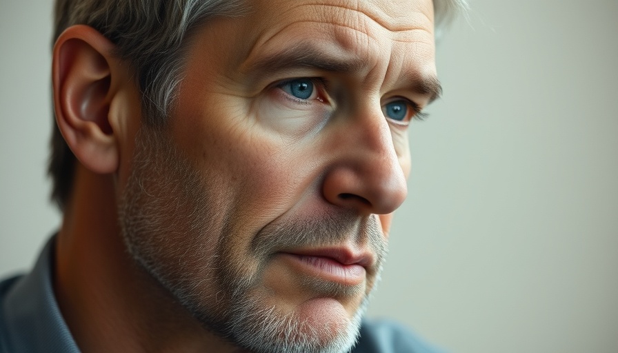 Close-up of a middle-aged man with a serious expression, European small-caps growth revival.