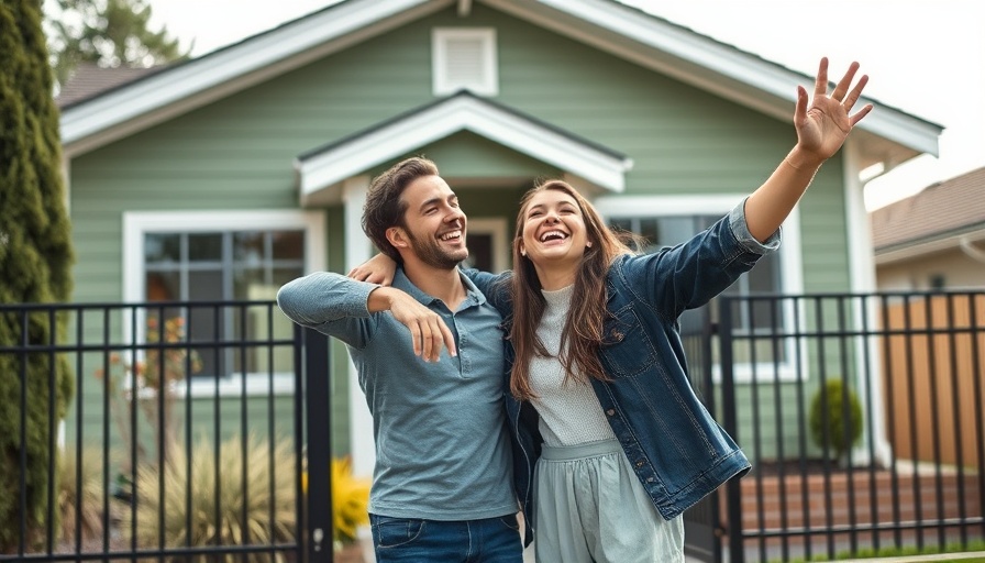 Gen Z home buying trends: young adults celebrating new home.
