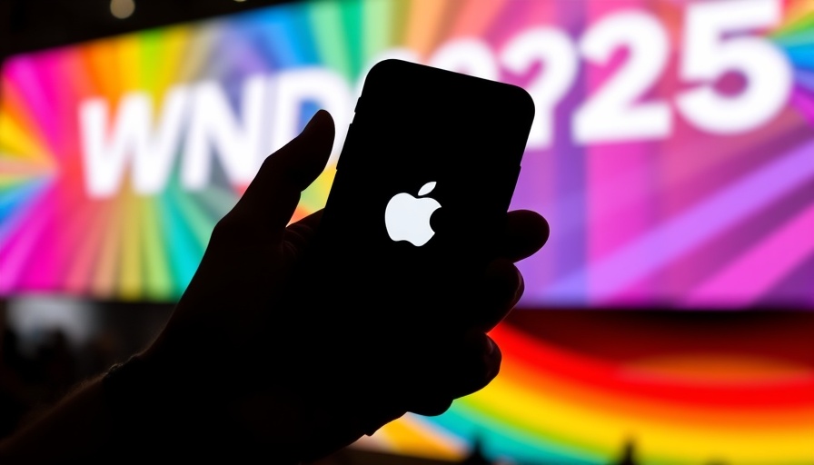 Apple Live Translation at WWDC25 with smartphone display.