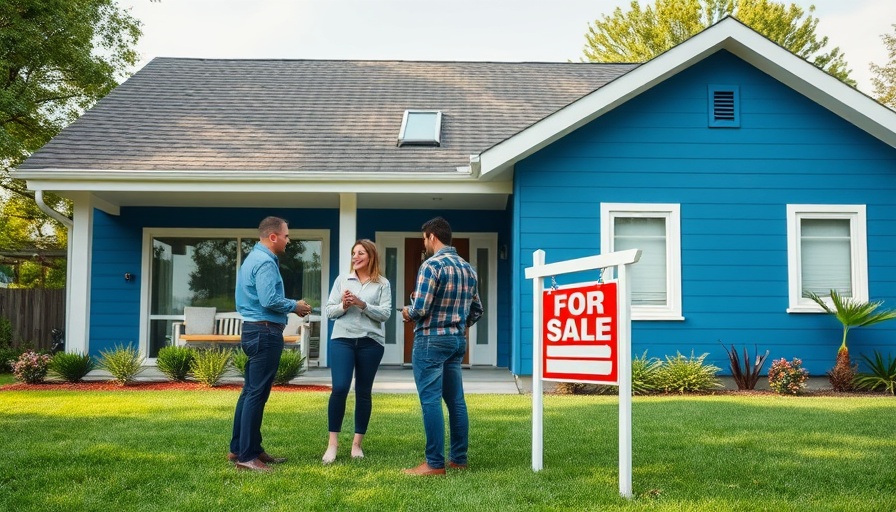 Modern house with 'For Sale' sign, discussing affordability with a 100k salary.
