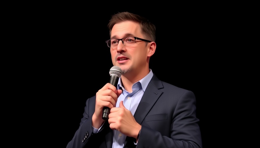 Career Exploration for Gen Z: Confident speaker delivering a presentation.