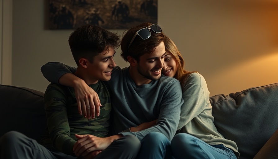 Young people hugging closely, highlighting personal connections, intimate setting.