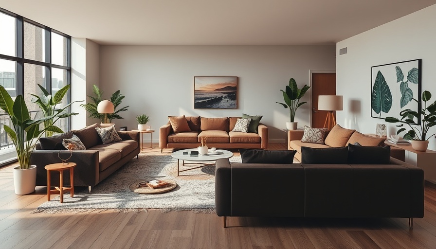 Modern living room with stylish sofa design ideas, minimal decor.