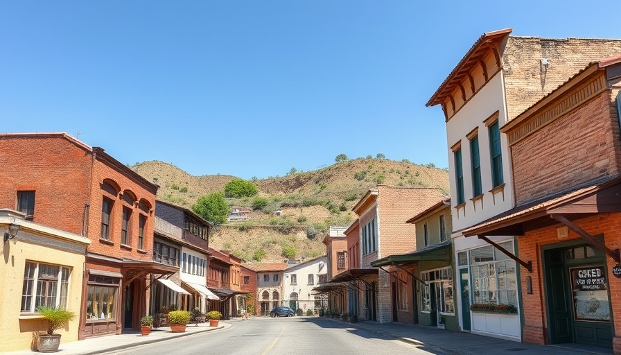 Aging homes on a quaint street, reflecting historic charm.